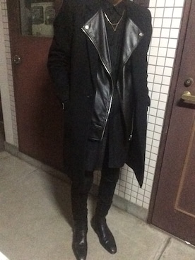 「EVIL TWIN（エビル ツイン）のアイテム」を使った、アナGO!!!さん（メンズ・168cm）の冬コーディネート