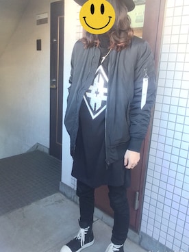 「rag & bone（ラグアンドボーン）のアイテム（帽子）」を使った、アナGO!!!さん（メンズ・168cm）の冬コーディネート