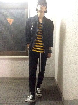 「CONVERSE（コンバース）のCONVERSE コンバース ジャック パーセル / JACK PURCEL（スニーカー）」を使った、アナGO!!!さん（メンズ・168cm）の秋コーディネート