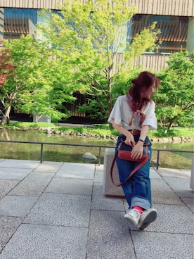 「リーバイスヴィンテージ」｜もとchan♡さん（レディース・153cm）の夏コーディネート