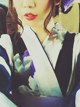 「Supreme.La.La.（シュープリームララ）のアイテム（水着/着物・浴衣）」を使った、yuria.dさん（レディース・159cm）の夏コーディネート