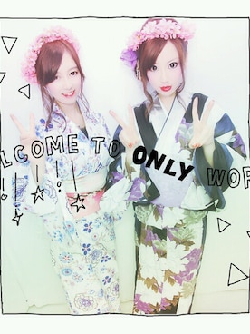 「Supreme.La.La.（シュープリームララ）のアイテム（水着/着物・浴衣）」を使った、yuria.dさん（レディース・159cm）の夏コーディネート