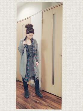 kyonさん（レディース・159cm）の冬コーディネート