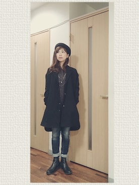 kyonさん（レディース・159cm）の冬コーディネート