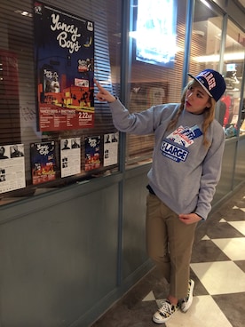 伏木 栞織さん（レディース・174cm）の春コーディネート