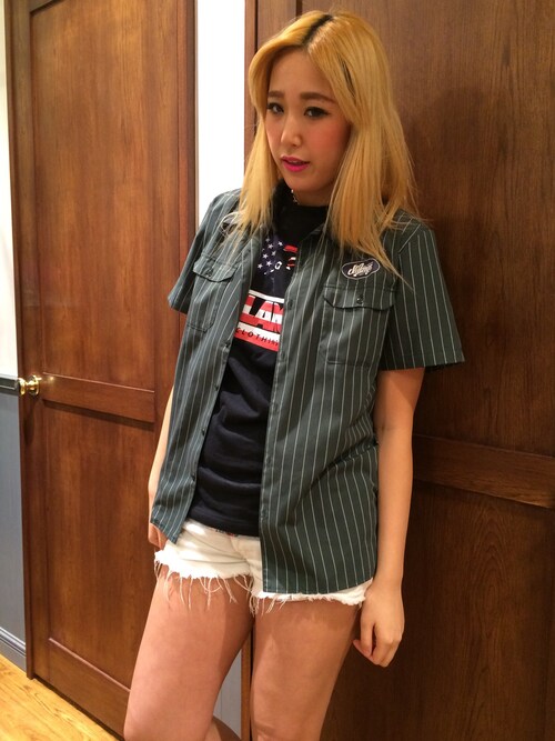 伏木 栞織|XLARGEのシャツ・ブラウスを使ったコーディネート - WEAR