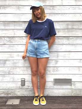 伏木 栞織さん（レディース・174cm）の夏コーディネート