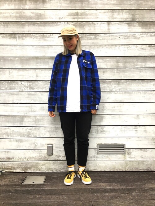 伏木 栞織|XLARGEのシャツ/ブラウスを使ったコーディネート - WEAR