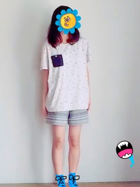 「グラニフ」｜「アイテム（その他）」を使った、らんど( ´∀`)さんさん（レディース・156cm）の秋コーディネート
