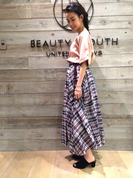 Sayaka Toujouさん(レディース・160cm)の夏コーディネート