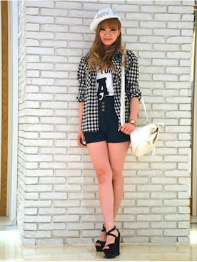 Yukaさん（レディース・158cm）の春コーディネート