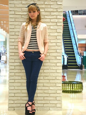 Yukaさん（レディース・158cm）の春コーディネート