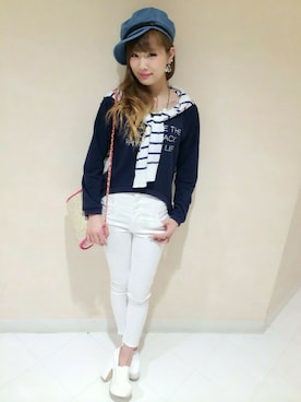 Yukaさん（レディース・158cm）の春コーディネート