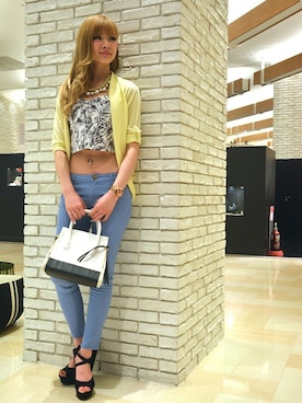 Yukaさん（レディース・158cm）の春コーディネート