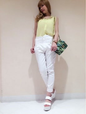 Yukaさん（レディース・158cm）の春コーディネート