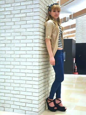 Yukaさん（レディース・158cm）の春コーディネート