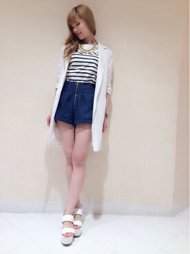 Yukaさん（レディース・158cm）の春コーディネート