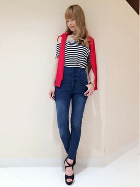 Yukaさん（レディース・158cm）の夏コーディネート