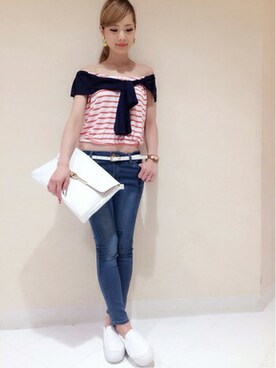 Yukaさん（レディース・158cm）の夏コーディネート