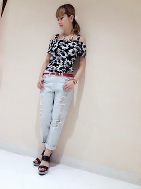 Yukaさん（レディース・158cm）の夏コーディネート