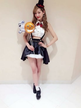 「くつした」｜「アイテム（ブーティ）」を使った、Yukaさん（レディース・158cm）の秋コーディネート