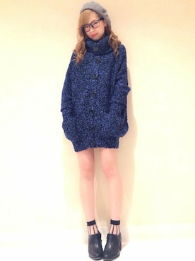 「くつした」｜「アイテム（ブーティ）」を使った、Yukaさん（レディース・158cm）の秋コーディネート