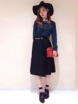 Yukaさん（レディース・158cm）の冬コーディネート