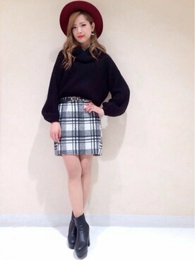 Yukaさん（レディース・158cm）の冬コーディネート