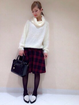 Yukaさん（レディース・158cm）の冬コーディネート