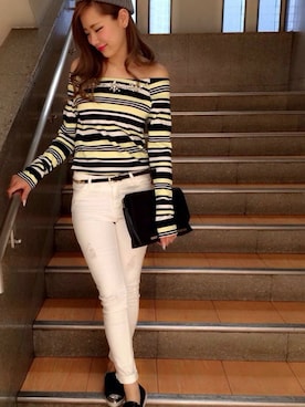 Yukaさん（レディース・158cm）の冬コーディネート