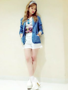 Yukaさん（レディース・158cm）の春コーディネート