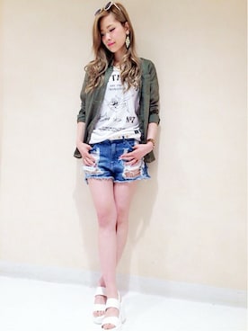 Yukaさん（レディース・158cm）の春コーディネート