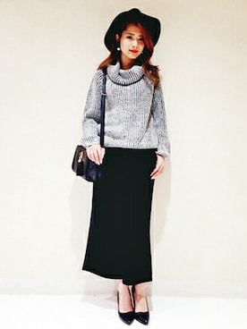 「ポシェット」｜Yukaさん（レディース・158cm）の冬コーディネート