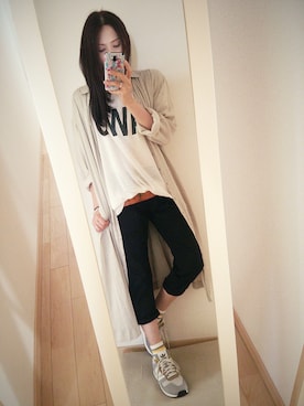 ワンピース ベージュ系 を使った 靴下 スニーカー のレディース人気ファッションコーディネート Wear