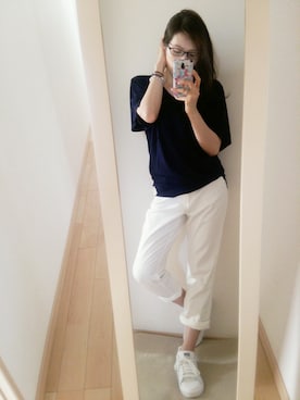 「服バカ」｜「アイテム（財布/小物）」を使った、k(ani)さん（レディース・161cm）の夏コーディネート