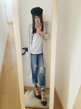 k(ani)さん（レディース・161cm）の春コーディネート