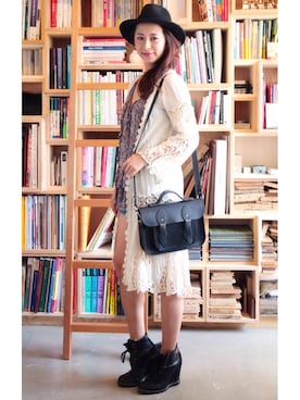 「DRWCYS（ドロシーズ）のアイテム（その他アウター）」を使った、CHIKAGEさん（レディース・173cm）の秋コーディネート