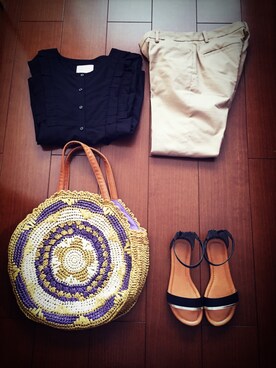 細野朋子さん(レディース・150cm)の夏コーディネート