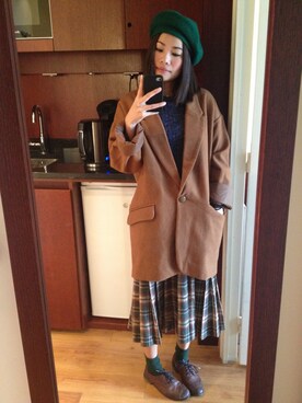 「MONKI（モンキ）のアイテム（その他アウター）」を使った、YY さん（レディース・160cm）の夏コーディネート
