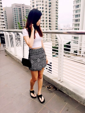 「MONKI」｜Yi Wenさん（レディース・168cm）の春コーディネート