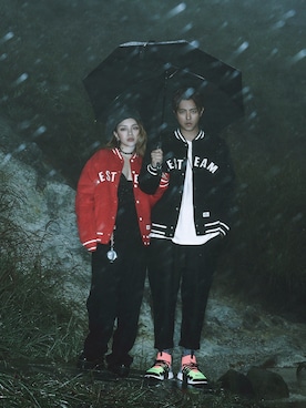 「AES（エーイーエス）のアイテム（ジャケット/アウター）」を使った、Candee郭百白さん（レディース・160cm）の秋コーディネート