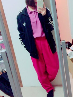 「アイテム（ジャージ）」を使った、uriさん（レディース・152cm・10代）の秋コーディネート