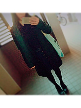「Sunnyday」｜「アイテム（ピーコート）」を使った、junさん（レディース・155cm）の春コーディネート