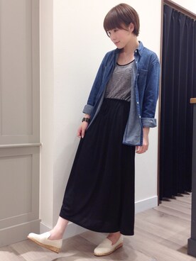 「厚底」｜WA ORientalTRaffic レイクタウン店さん（レディース・164cm）の春コーディネート