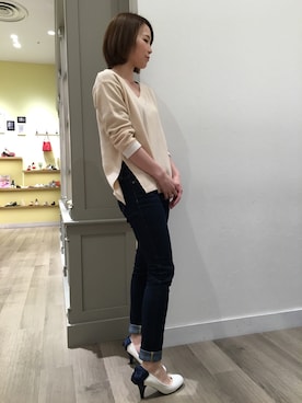 「バックリボン」｜WA ORientalTRaffic レイクタウン店さん（レディース・164cm）の冬コーディネート