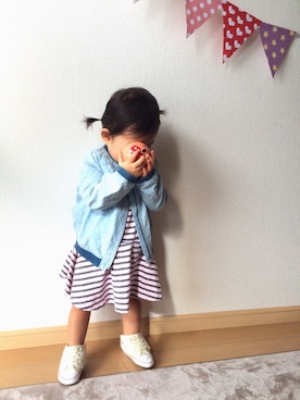 あや♡さん(キッズ・80cm)の秋コーディネート