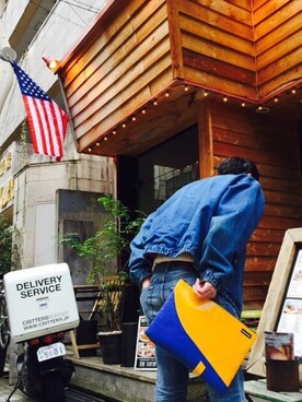 「アイテム（クラッチバッグ、その他）」を使った、ショウタさん（メンズ・175cm）の冬コーディネート