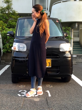 「Simplicite（サンプリシテ）のアイテム（アクセサリー）」を使った、Maoさん（レディース・160cm）の春コーディネート
