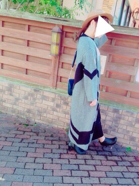 「お買い物」｜「アイテム（その他アウター）」を使った、ｎａｔｔｕさん（レディース・163cm）の冬コーディネート