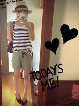 nikopoko25さん（レディース・161cm）の夏コーディネート